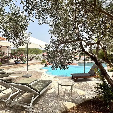 Paladin - Spacious With Pool Near Garden - 7 Min Walk Tisno